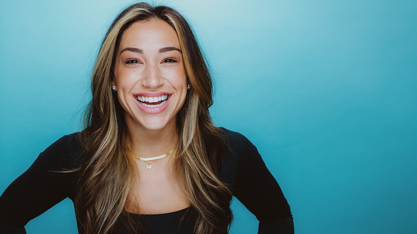Patient smiling — Stay Bright whitening gel subscription